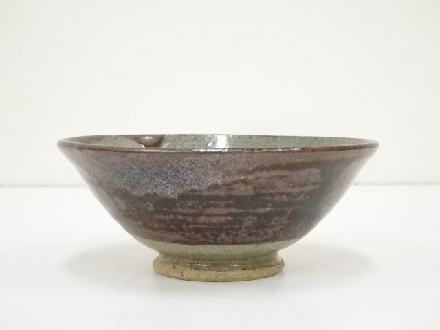 [茶道具]弘艸造　黒釉花火絵茶碗(共箱) ○ 茶道具]弘艸造 黒釉花火絵茶碗(共箱) ○ 茶道具]弘艸造